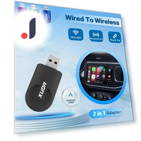 Smart Mini Box Wireless CarPlay Android Auto Wireless AI Box 2 in 1 — Car Accessories & Gadgets, IKEA Supermarket