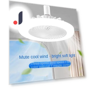 Smart Silent LED Ceiling Fan with Remote Control — Ceiling Fan Lighting Solutions, Binchi Lighting Appliances
