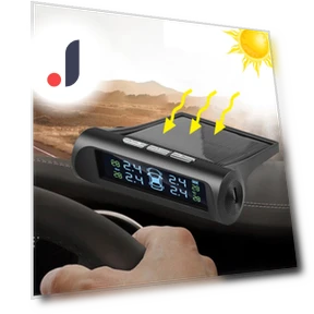 Smart Solar Power TPMS Car Tire Pressure Monitor System — TPMS Sensor Replacements, Auto Launcher