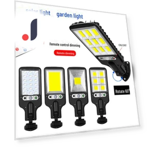 Solar-Powered Wall Light with Motion Sensor — Outdoor Security & Flood Lighting, AI Supermarket