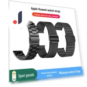 Stainless Steel Magnetic Closure Strap — Smartwatch Straps, AI Supermarket