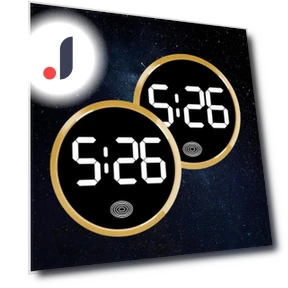 Touch-Type LED Car Clock — Clock, World Auto Parts