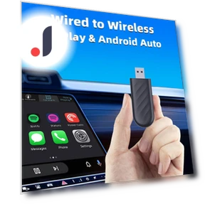 Wireless CarPlay Adapter 2-in-1 for Apple iPhone Android — Phone Accessories, 888 Auto Parts Town