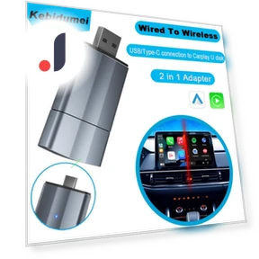 Wireless CarPlay Android Auto 2-in-1 Adapter — USB, IKEA Supermarket