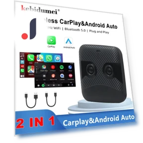 Wireless CarPlay Android Auto Adapter — Stereo Receivers, Kebidumei