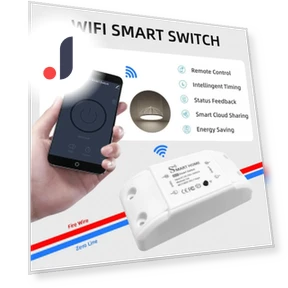 Wireless Wi-Fi Smart Remote Control Switch — Smart Home Modules, Super Dream Home
