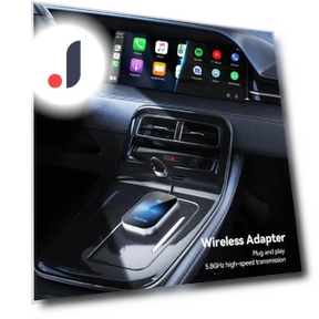 2 in 1 Car Android Auto Wireless Carplay Wired To Wireless Adapter Smart Carplay Plug And Play Ai Box Adapter — Stereo Receivers, A Auto Parts Mall