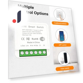 2-Position Mini Smart Switch — Smart Home Hubs & Controllers, Homeware Essentials
