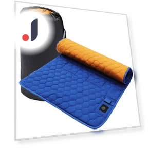 7-Zone Heated Camping Mattress — Electric Blankets, Rainbow Rain