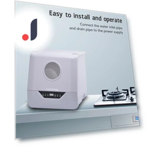 Automatic Countertop Dishwasher — Compact Countertop Dishwashers, Stone Home
