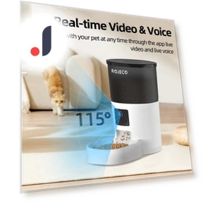 Automatic Pet Feeder with Camera — Automatic Feeders, ROJECO