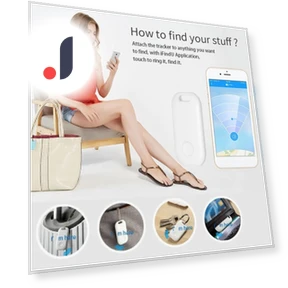Bluetooth Key Finder — Item Locators, Rainbow Rain