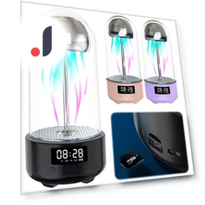 Bluetooth Mechanical Jellyfish Speaker with Colorful Lighting — Portable Audio, AE Selection