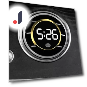 Car Clock with Backlight — Clock, A Surname Home