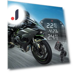 Digital Display Motorcycle Wireless Tire Pressure Monitoring System — Fuel Pressure, RuJia Home Decor