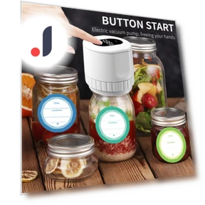 Electric Vacuum Sealer Mason Jar Kit — Vacuum Bags, Good Household Items