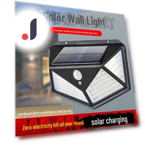 Four-sided Outdoor and Wall Lights with Motion Sensor — Outdoor Security & Flood Lighting, AI Supermarket