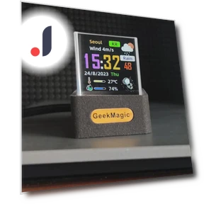 Holographic Photo Display Smart Weather Station — Clocks, Stone Home