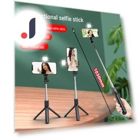 Integrated Bluetooth Selfie Stick and Tripod for Mobile Phones — Selfie Sticks, AI Supermarket