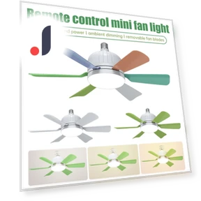 LED Ceiling Fan with Remote Control — Ceiling Fans, KITCHEN-MALL