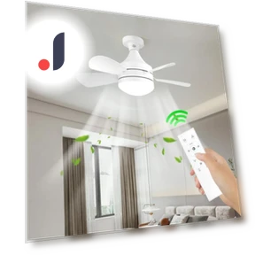 LED Ceiling Fan with Remote Control — Ceiling Fans, Rainbow Rain