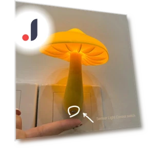 LED Night Light Mushroom Wall Lamp — Night Lights, Good Household Items