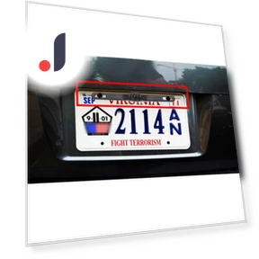 License Plate Frame Backup Camera — Rearview Cameras for Cars, A Auto Parts Mall