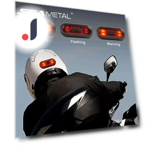 Motorcycle Helmet Signal Light — Helmets & Accessories, SEAMETAL