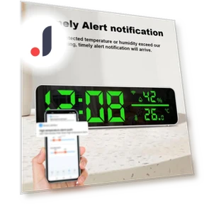 Multifunctional LED Digital Clock-Thermometer — Alarms & Clocks, Puntos