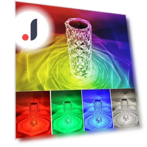 Rechargeable 16 Color RGB Rose LED Night Light — Night Lights, Good Household Items