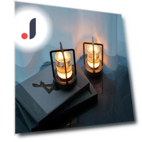 Rechargeable Desk Lamp with Cross — Study & Desk Lighting, Build My Home