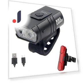 Rechargeable Waterproof Bicycle Light — Bike Headlights, AI Supermarket