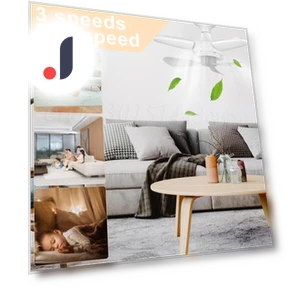 Silent Ceiling Fan with Light — Ceiling Fans, Home Furnishing Department Mall