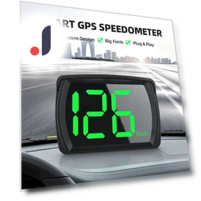 Smart Car GPS HUD Head Up Display Digital Speedometer — Navigation & GPS Accessories, A Auto Parts Mall