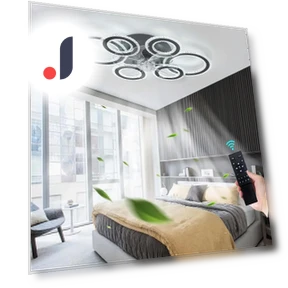 Smart Ceiling Fan with LED Light — Ceiling Fan Lighting Solutions, Good Household Items