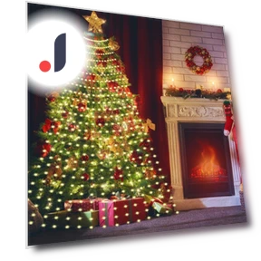 Smart Color-Changing Christmas LED Garland — String Lights, Home Textile Home Decoration