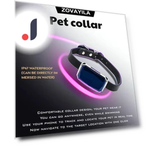 Smart GPS Pet Tracker Collar — Trackers, ZOVAYILA