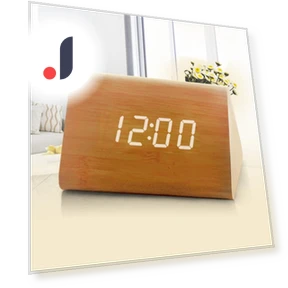 Smart LED Wooden Alarm Clock — Clocks, Comfort Homeware