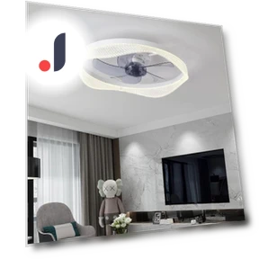 Smart Remote Control Ceiling Fan with LED Light — Ceiling Fan Lighting Solutions, KITCHEN-MALL