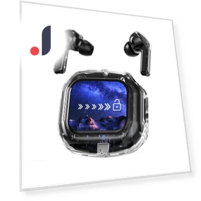 Smart Touch Color Screen Bluetooth Headphones — Over-Ear Headphones, Junmaocun