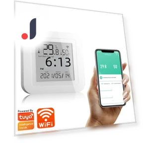Smart WiFi Temperature and Humidity Sensor — Home Climate Control, Smarter than future