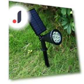 Solar Powered LED Lawn Lamp — Garden Illumination, Optimized General