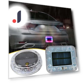 Solar Warning Light with Touch Control — Vehicle Safety Signals, Auto Home Solutions