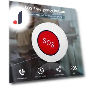 SOS Button Smart ZigBee Alarm Sensor — Smart Home Security, Build My Home