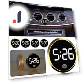 Touch Car Clock — Clock, Intelligent Living Hall