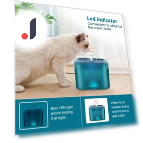 Transparent Cat Fountain — Fountains, Good Household Items
