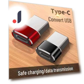 Type-C to USB 2.0 OTG Adapter — USB-to-USB, AI Supermarket