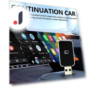 Wireless CarPlay Android Auto 2-in-1 AI Box — Car Essentials, OFFICE-MALL
