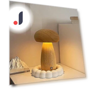 Wooden Mushroom Night Light — Night Lights, Build My Home