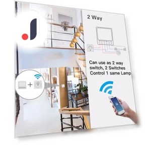 2-Position Mini Smart Switch — Smart Home Modules, Rainbow Rain